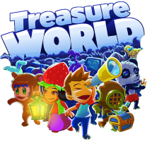 Treasure World title screen for Nintendo DS